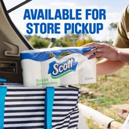 Scott Rapid-Dissolving Toilet Paper for RVs & Boats, 8 Double Rolls - Thumbnail 6