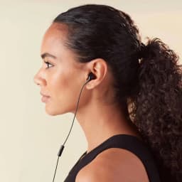 RHEA- Wired Earbuds – Mic, 3.5Mm Jack, 4.2Ft Cable, Black - Thumbnail 3