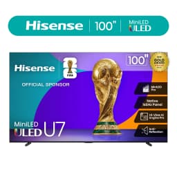 Hisense 100" Class U7 Series Mini-LED ULED 4K UHD Google Smart TV (100U75QG, 2025 Model) - QLED, Native 165Hz - Thumbnail 1