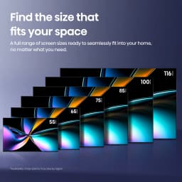 Hisense 100" Class U7 Series Mini-LED ULED 4K UHD Google Smart TV (100U75QG, 2025 Model) - QLED, Native 165Hz - Thumbnail 12