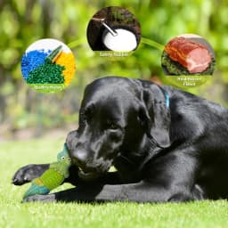 Aelflane Tough Dog Toys,Dog Toys for Aggressive Chewers,Indestructible Dog Toys for Large Breed,Durable Dog Toys for Large Dogs,Bacon Flavor,Green - Thumbnail 4