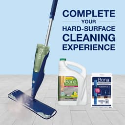 Bona Multi-Surface Floor Cleaning Solution Refill, Lemon Mint, 128 fl oz - Thumbnail 8