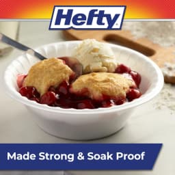 Hefty Everyday Soak Proof Large Disposable Foam Bowls, 20 oz., 25 Count - Thumbnail 3