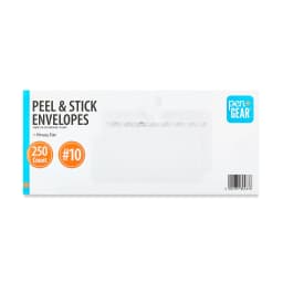 Pen + Gear #10 Envelope, Peel & Stick, White, Privacy Tint , Count per Pack 250, Size- 4.13"x9.5" - Thumbnail 1