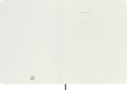 Moleskine Notebook, Extra Large, Plain, Myrtle Green, Soft Cover (7.5 x 9.75) (Books) - Thumbnail 2