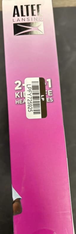 RHEA- New 1 Pk Pink Altec Lkid Safe 2-In-1 Bluetooth Wireless Kids Headphone Fast Ship - Thumbnail 4