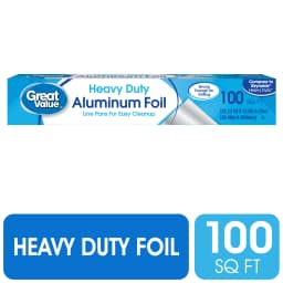 Great Value Heavy Duty Aluminum Foil, 100 sq ft - Thumbnail 1