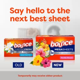 Bounce Dryer Sheets, Paradise Blossom Scent, 50 Mega Dryer Sheets - Thumbnail 8