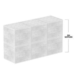 Vanity Fair Extra Absorbent Disposable Paper Napkins, White (504 Count) - Thumbnail 3