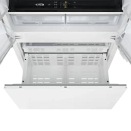 36 In. Panel Ready French Door Refrigerator With Ice maker, water dispenser, Frost Free . 19.6 total cubic - Thumbnail 17