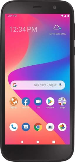 Total by Verizon BLU View 2, 32GB, Black - Prepaid Smartphone Locked - Thumbnail 1