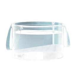 Collapsible Bucket for Camping & Travel - Lightweight PVC Foldable Storage Container with Handle, Outdoor Water Washing Soaking Laundry, Compact - Thumbnail 2