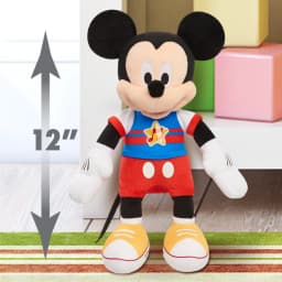 Disney Junior Mickey Mouse Funhouse Singing Fun Mickey Mouse 13 Inch Lights and Sounds Feature Plushie, Sings The Wiggle Giggle Song Baby and Toddler - Thumbnail 3