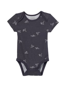 Modern Moments by Gerber Baby Neutral Super Soft Viscose Short Sleeve Bodysuits, 2-Pack, Sizes 0M-12M - Thumbnail 2