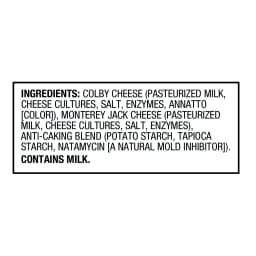 Great Value Colby & Monterey Jack Shredded Cheese, 32 oz Bag - Thumbnail 5