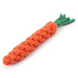 Utoimkio Dog Rope Toys for Puppy Small Medium Large Dogs, Carrot Dog Rope Toys Dog Chew Toys Tug of War Rope Toy Teeth Cleaning for Puppy Small - Thumbnail 2