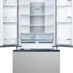 Cosmo 30 in. Vista Collection 17.5 cu. ft. Counter Depth 3-Door French Door Refrigerator, Freezer Drawer, Stainless Steel - Thumbnail 6