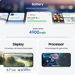 Samsung Galaxy S25 FE 128GB Smartphone (Unlocked), Jet Black - Thumbnail 2