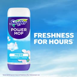 Swiffer Power Mop Refill Solution, Tile, Vinyl, Laminate, Wood, Floor Cleaner, Fresh, 50.6oz - Thumbnail 7