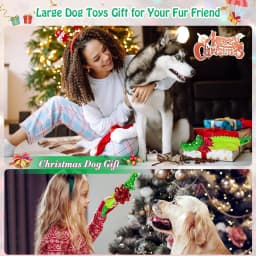 Pet Deluxe Dog Chew Toys for Aggressive Chewers Tough Dog Toys for Large Dogs Indestructible Dog Toys Heavy Duty Dog Toys for Small Medium Large Dogs - Thumbnail 7