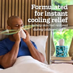 Kleenex Cooling + Aloe 2-Ply Cube Box Facial Tissues, 1 Pack (50 Total Tissues) - Thumbnail 3