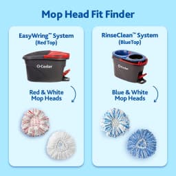 O-Cedar EasyWring™ Machine Washable Microfiber Spin Mop Head Replacement - Thumbnail 2
