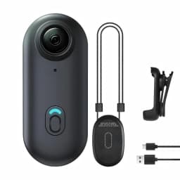 NUISK Mini Action Camera 4K, Wearable Magnetic Body Cam with 128GB SD Card, Hands-Free WiFi Camcorder for Vlogging and Outdoor Sports (Black) - Thumbnail 1