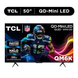 TCL 50" Class QM6K Series QD-Mini LED QLED 4K UHD HDR Smart Google TV (NEW 2025) - 144Hz, Dolby Atmos Onkyo Audio - Thumbnail 1
