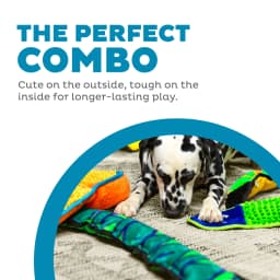 Outward Hound Durablez Snake – Squeaky Plush Dog Toy, No Stuffing for Less Mess, Interactive & Tough, 6 Jumbo Squeakers, Puppies & Dogs, X-Large, 40" - Thumbnail 2