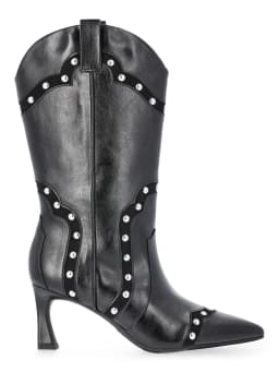 Madden NYC Women's Studded Heeled Western Boots - Thumbnail 2