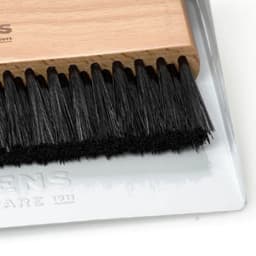 Behrens Portable Galvanized Steel Dustpan and Brush Broom Set, White - Thumbnail 10