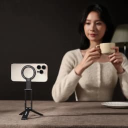 Ulanzi MA60 Foldable Tripod Magnetic Phone 0.8cm Ultra-Slim Dual-Sided Magnet Phone Tripod for Desktop Stand Livestreaming Vlog - Thumbnail 8