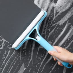 Window Cleaning Tool with Spray Bottle, Squeegee and Scrubber for Glass Shower Doors, Mirrors, and Car Windshield, Portable All-Purpose Cleaner Kit - Thumbnail 8