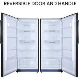 Equator Advanced Appliances 14 cu ft Convertible Freezer Refrigerator - Garage Ready - Stainless Steel -FR1400-Color:Black - Thumbnail 2