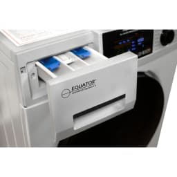 Equator 1.6cf 110V Vented/Ventless Sani Combo Washer Dryer Pet Cycle + Pedestal Silver - Thumbnail 2