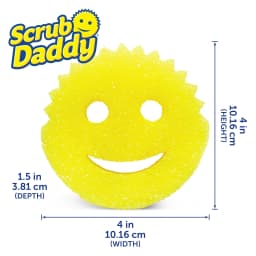 Scrub Daddy Original Sponge Scratch-Free Dish Scrubber, Kitchen & Bath Cleaning Supplies. Scrubbies & Esponjas De Fregar - Thumbnail 16