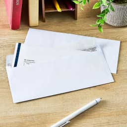 Pen + Gear #10 Envelope, Peel & Stick, White, Privacy Tint , Count per Pack 250, Size- 4.13"x9.5" - Thumbnail 2