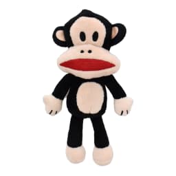 Multipet Plush Paul Frank Julius Monkey Dog Toy with Crinkle and Squeaker, Small - Thumbnail 1