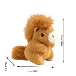 Emotional Support Plush 5.12" Horse Toys Horse Plush Toys Horse Plushies Horse Stuffed Toys Comforting Cuddles Soft Plush Toy Cute Birthday Gifts - Thumbnail 2