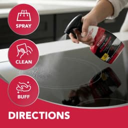 Weiman Daily Cooktop Cleaner Spray for Easy Daily Cleaning, Streak-Free Shine, 12 fl oz - Thumbnail 8