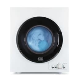 BLACK+DECKER BCED26 Compact Dryer for Standard Wall Outlet, Small, 5 Modes, Load Volume 8.8 lbs., White - Thumbnail 1