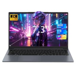 Rumtuk 17.3-inch Laptop,16GB DDR4 RAM,1T SSD,Quad-Core N150 (Beat N95 N5095) up to 3.6 GHz,FHD IPS Display,Backlit KB - Thumbnail 1