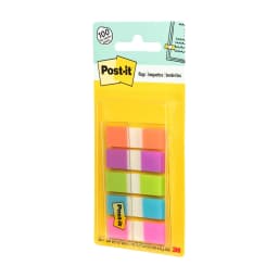 Post-it Page Marking Flags Dispenser, 5 Bright Colors, 20 Flags per Color, 100 Flags per Dispenser - Thumbnail 10