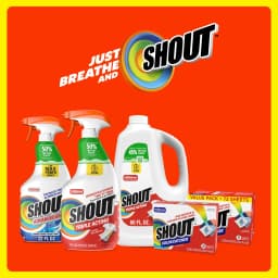 Shout Active Enzyme Laundry Stain Remover, Triple-Acting Formula Clings, Penetrates, and Lifts 100+ Types of Everyday Stains – 22 fl oz Trigger Spray - Thumbnail 9