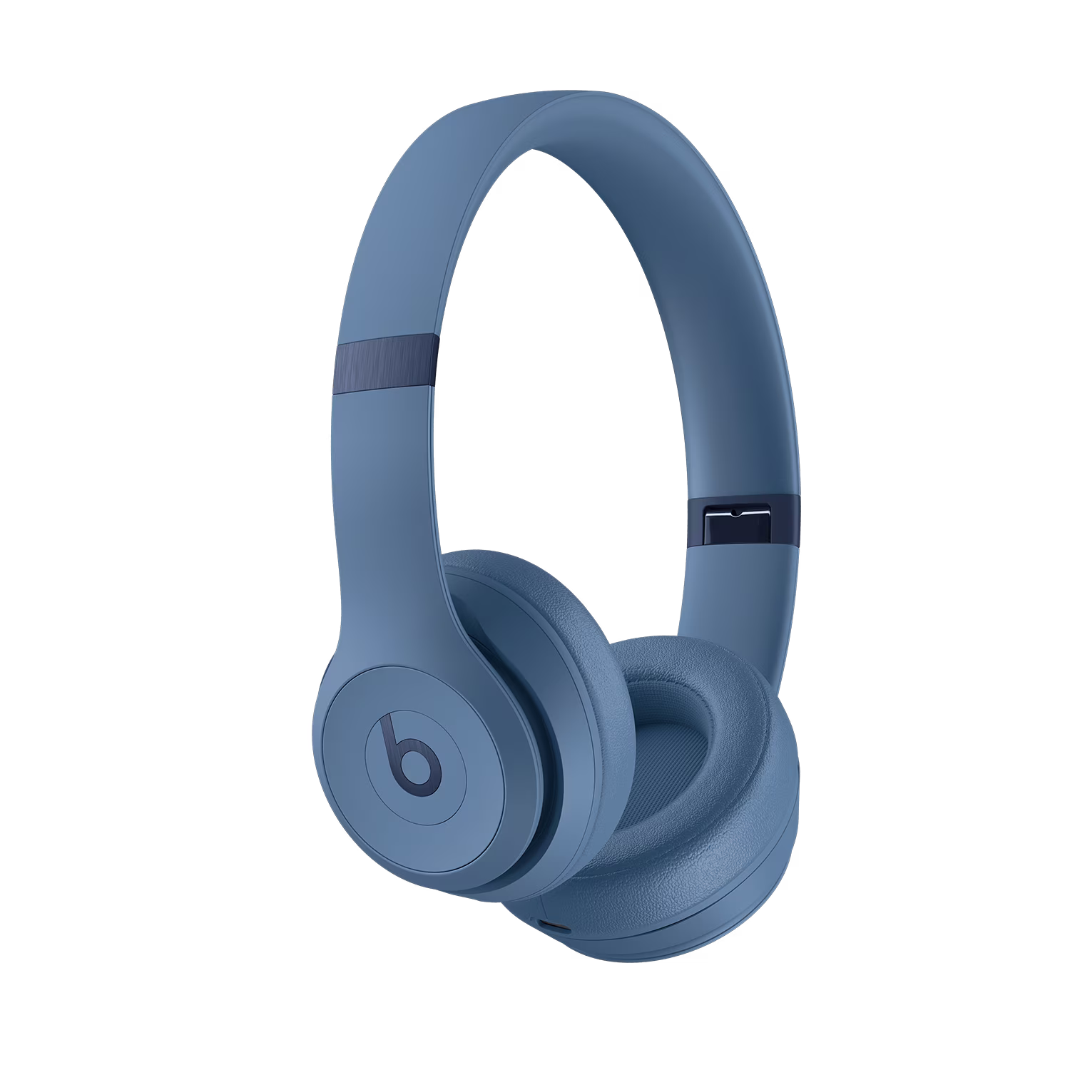 Beats Solo 4 Wireless Headphones - On-Ear Wireless Headphones - Slate Blue - Thumbnail 5