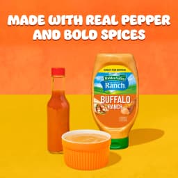 Hidden Valley Buffalo Ranch Dip Sauce Condiment & Dressing, 20 fl oz Squeeze Bottle - Thumbnail 3