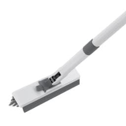 YEERSWAG Shower Cleaning Brush with 46" Extendable Long Handle, 4-in-1 Tub & Tile Scrubber, 180° Locking Swivel Head, Stiff Bristle Brush, 2 Scouring - Thumbnail 9