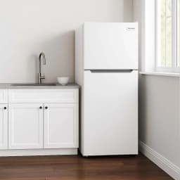 Frigidaire 10 Cu. ft Top Freezer Refrigerator, Frost-Free Apartment Size Fridge for Kitchen, Office, White - Thumbnail 5