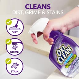 OxiClean Plus Bleach, No Drip Foam, Mold & Mildew Bathroom Stain Remover, 30 oz - Thumbnail 3