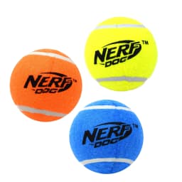 Nerf Dog Toys Squeaky Tennis Ball Dog Toy, 2 inch, 3 Pack - Thumbnail 1